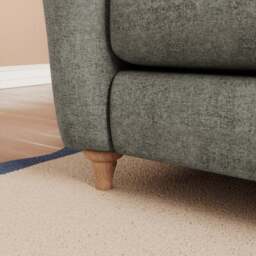 Hattie Tonal Plush Chenille Corner Chaise Sofa - thumbnail 5