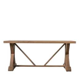 Cedar & Sage Denali 6 Seater Rectangular Dining Table, Mango Wood - thumbnail 3