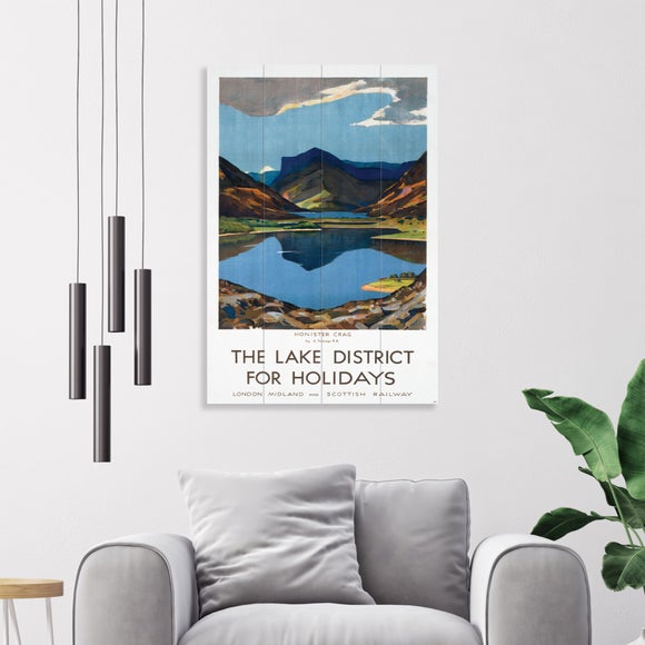 The Art Group The Lake District Wooden Wall Art - image 1