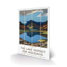 The Art Group The Lake District Wooden Wall Art - thumbnail 2