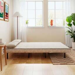 Phoebe Woven Contrast Piped Small Double 2 Seater Sofa Bed - thumbnail 3