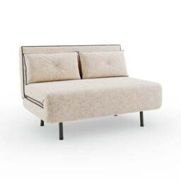 Phoebe Woven Contrast Piped Small Double 2 Seater Sofa Bed - thumbnail 6