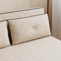Phoebe Woven Contrast Piped Small Double 2 Seater Sofa Bed - thumbnail 5