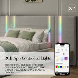 XR Living Amelia Ottoman Hotel RGB Bed - thumbnail 3
