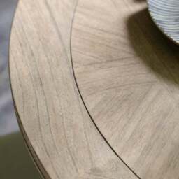 Chester 4 Seater Round Dining Table, Solid Oak - thumbnail 2