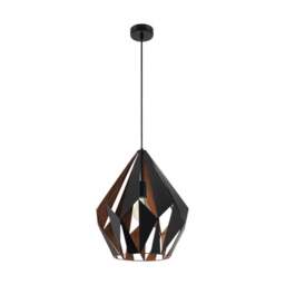 EGLO Carlton Art Deco Geometric Pendant Light - thumbnail 1