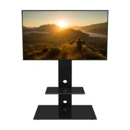 "Lesina Pedestal TV Unit with Shelf for TVs up to 65""" - thumbnail 4