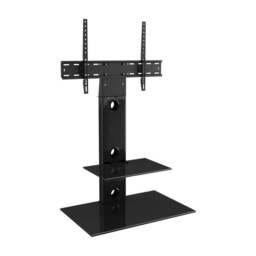 "Lesina Pedestal TV Unit with Shelf for TVs up to 65""" - thumbnail 2