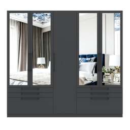 Foster 5 Door 6 Drawer Wardrobe - thumbnail 1