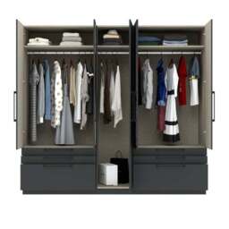 Foster 5 Door 6 Drawer Wardrobe - thumbnail 6