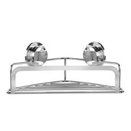 Croydex Stick-n-Lock Corner Basket - thumbnail 2