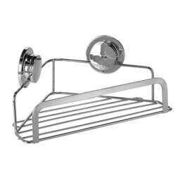 Croydex Stick-n-Lock Corner Basket - thumbnail 3
