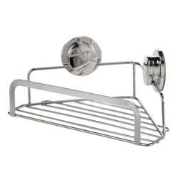 Croydex Stick-n-Lock Corner Basket - thumbnail 4
