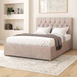 Olivier Plush Velvet Adjustable Bed - thumbnail 1