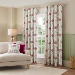 Embroidered Allium Eyelet Curtains - thumbnail 2