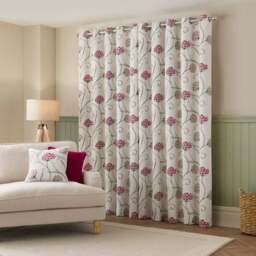 Embroidered Allium Eyelet Curtains - thumbnail 4