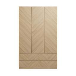 Taranto Triple 4 Drawer Wardrobe - thumbnail 2