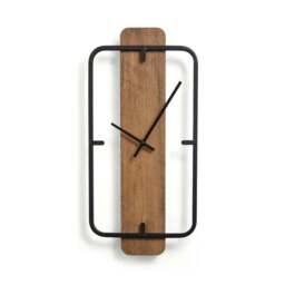 Fulton Modern Rectangle Skeleton Wall Clock - thumbnail 3