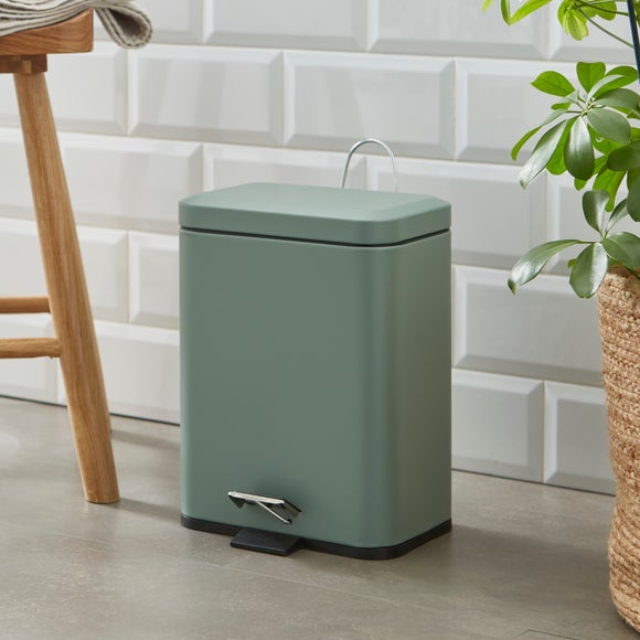 Rectangular 5L Bathroom Recycling Bin - image 1