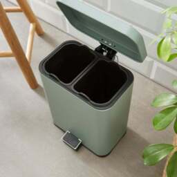 Rectangular 5L Bathroom Recycling Bin - thumbnail 2