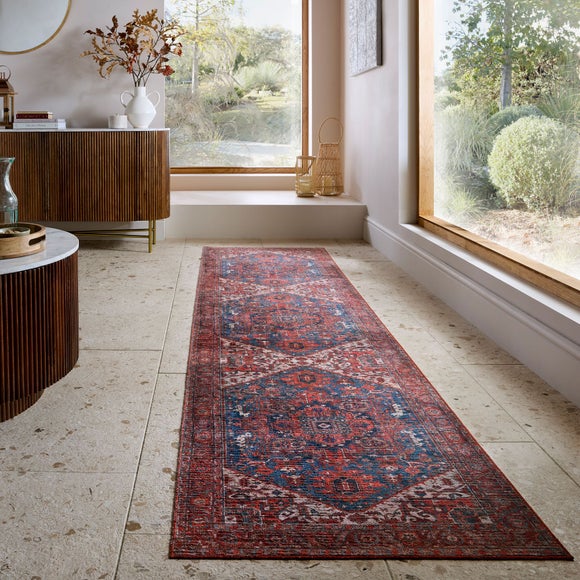 Sofia Traditional Textured Washable Runner - image 1