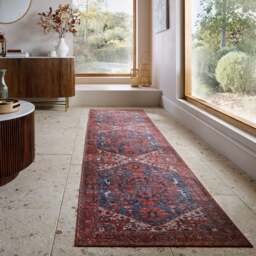 Sofia Traditional Textured Washable Runner - thumbnail 1