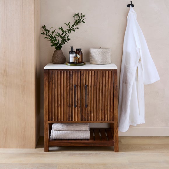 Tatum Bathroom Cabinet, Marble - image 1