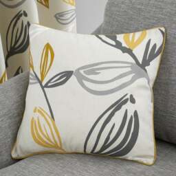 Ensley Floral Cotton Square Filled Cushion