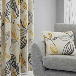 Ensley Floral Cotton Square Filled Cushion - thumbnail 2