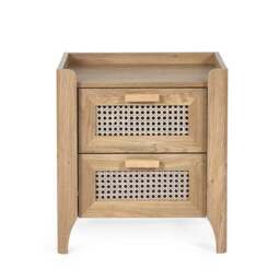 Return - Victor 2 Drawer Bedside Table - thumbnail 3