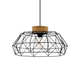 EGLO Padstow Geometric Wire Pendant Light - thumbnail 3