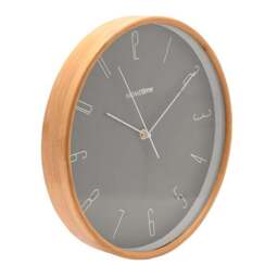 Hometime Bamboo Round Wall Clock - thumbnail 2