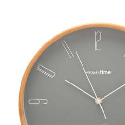Hometime Bamboo Round Wall Clock - thumbnail 3