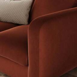 Luca Matte Soft Velvet 4 Seater Sofa - thumbnail 5