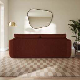 Luca Matte Soft Velvet 4 Seater Sofa - thumbnail 3