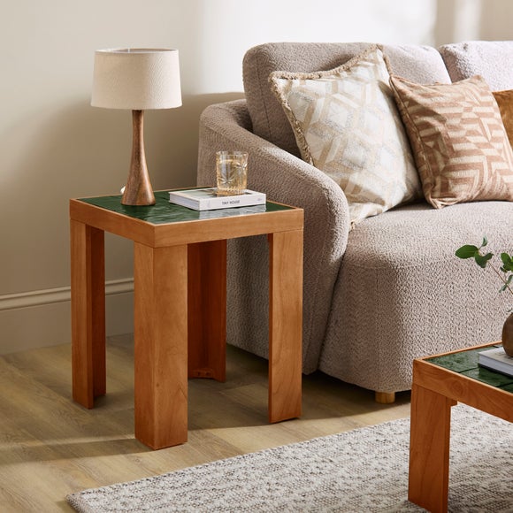 Lavina Glass Tiled Side Table - image 1