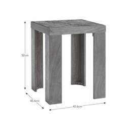 Lavina Glass Tiled Side Table - thumbnail 5