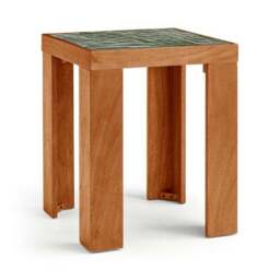 Lavina Glass Tiled Side Table - thumbnail 4