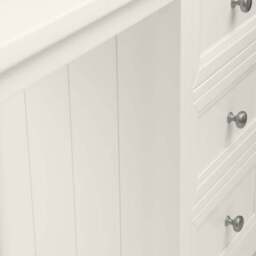 Maine 6 Drawer Dressing Table, White - thumbnail 5