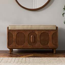 Khari Storage Bench, Mango Wood - thumbnail 1