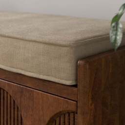 Khari Storage Bench, Mango Wood - thumbnail 4
