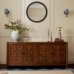 Theodore Extra Wide Sideboard, Mango Wood - thumbnail 6