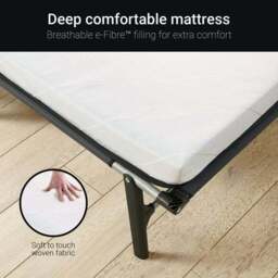 Jay-Be Rollaway Folding Bed with e-Fibre Mattress - thumbnail 2