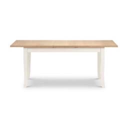 Davenport 4-6 Seater Rectangular Extendable Dining Table, Off White - thumbnail 5