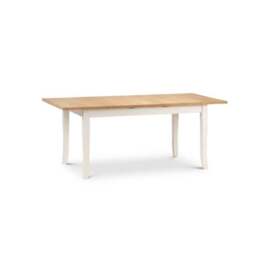 Davenport 4-6 Seater Rectangular Extendable Dining Table, Off White - thumbnail 3