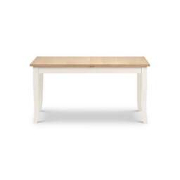 Davenport 4-6 Seater Rectangular Extendable Dining Table, Off White - thumbnail 4