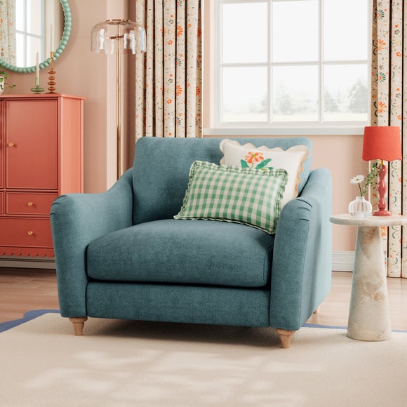 Hattie Tonal Plush Chenille Snuggle Sofa - image 1