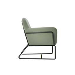 Charles Metal Leg Velvet Occasional Chair - thumbnail 4