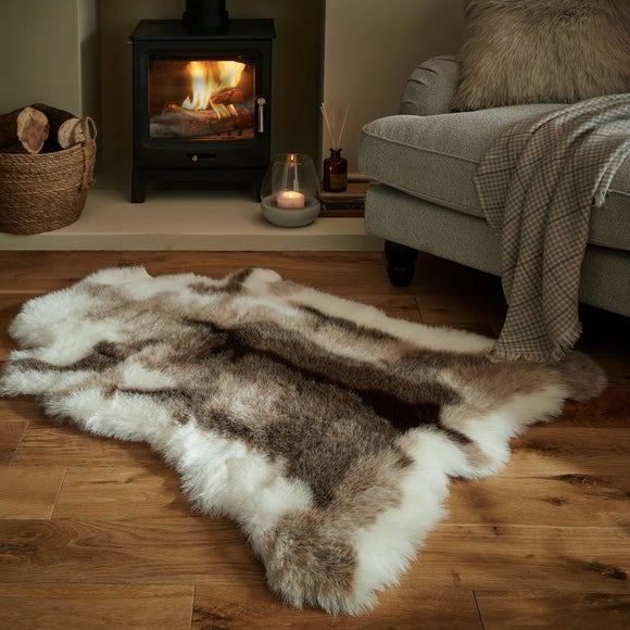 Reindeer Faux Fur Rug - image 1