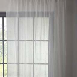 Reluxed Metallic Slot Top Single Voile Panel - thumbnail 1